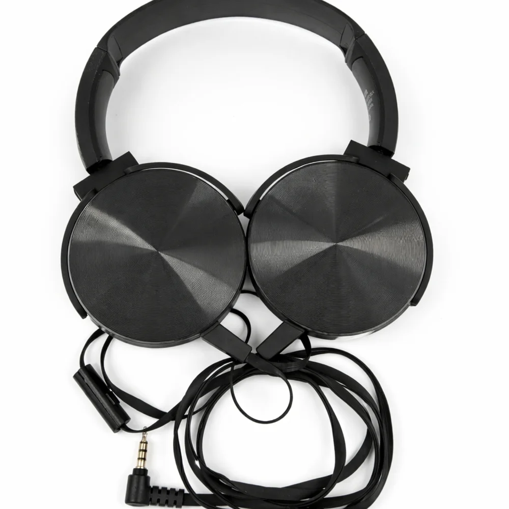 AIWA Wired Stereo Headphones Over-Ear Classic Vintage Style Tested Working Good